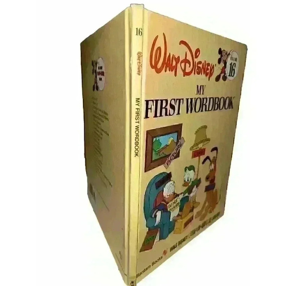 Walt Disney My First Wordbook,Volume 16, Fun to Learn Library Bantam Books Rare - Picture 2 of 3